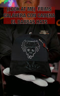 Cap with a chain hanging down the side.(EL BARBAS HATS)