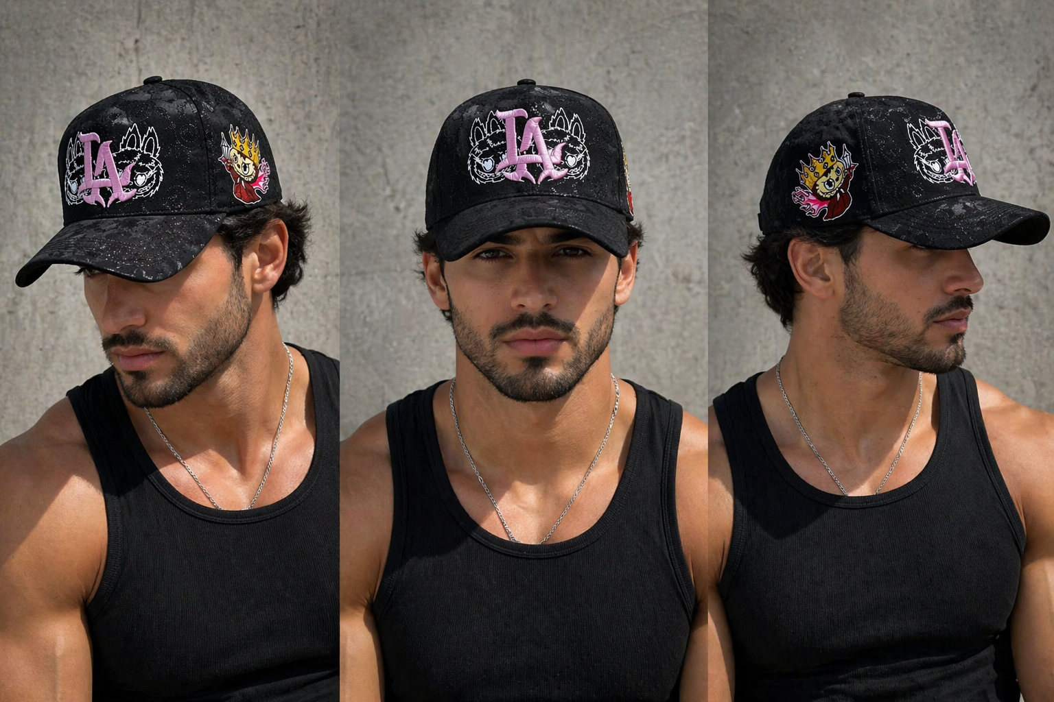 GORRA (LA) BLACK (HIDDEN STUDIO)