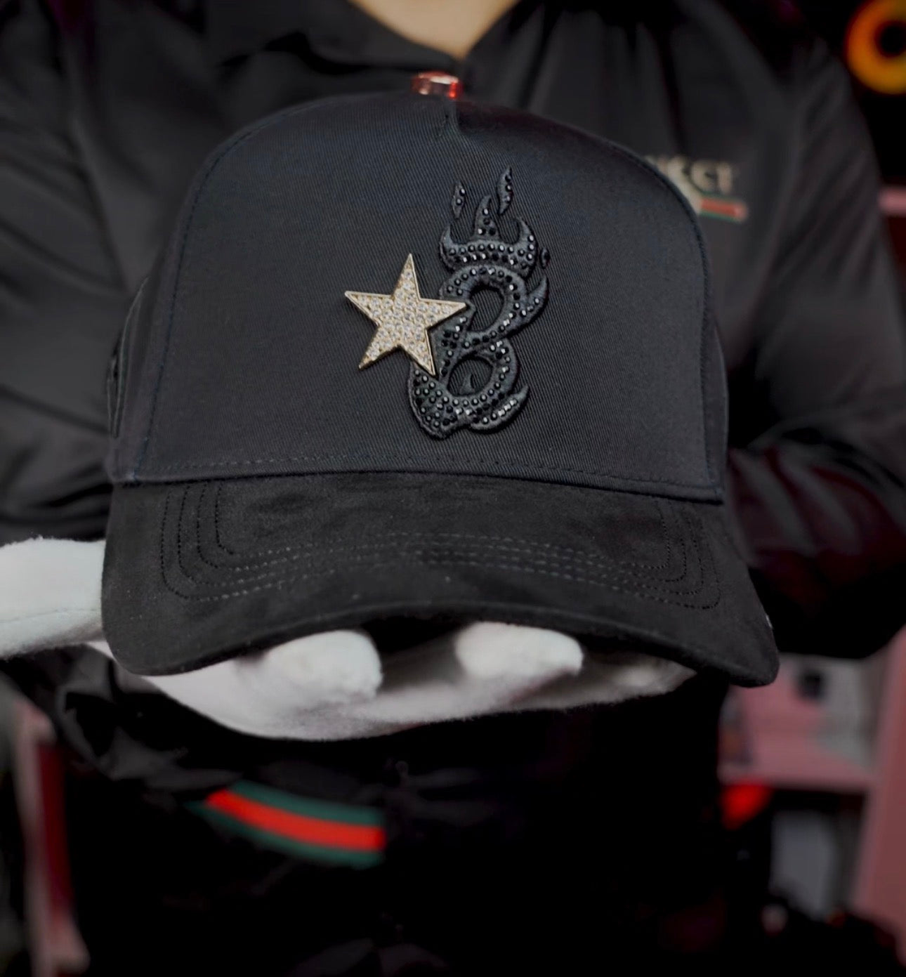 Gorra belica. EstrElla y B . (EL BARBAS HATS)