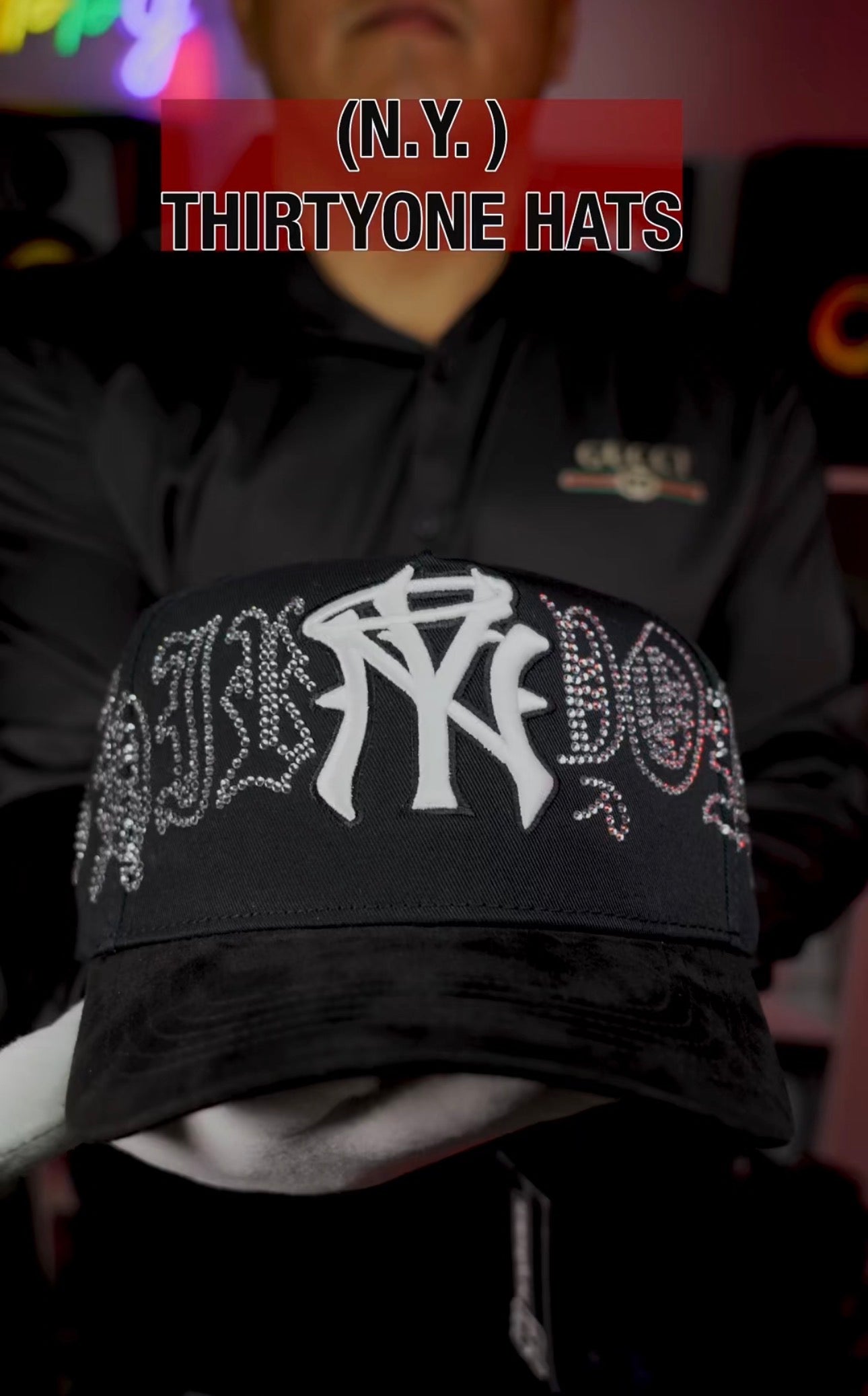 Gorra Belica. (NY) BLACK .(THIRTYONE HATS)