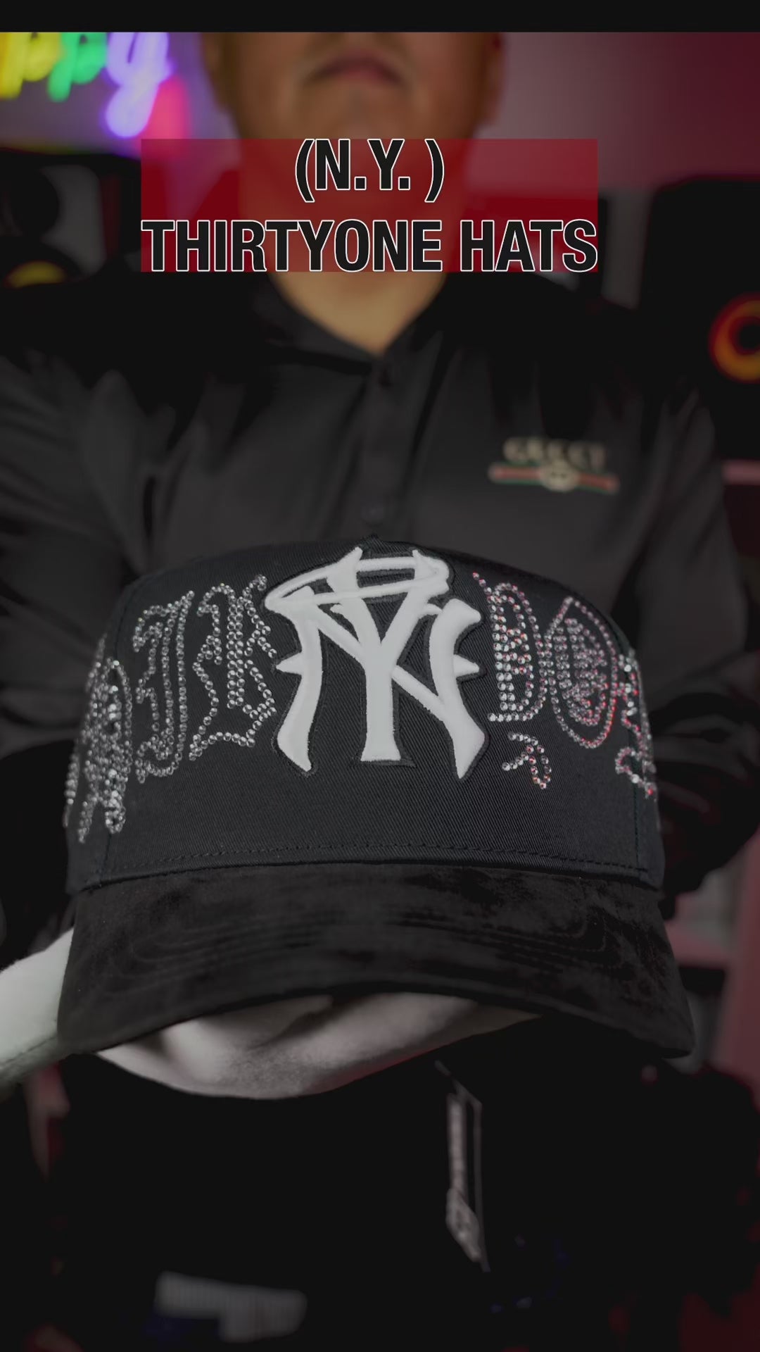 Gorra Belica. (NY) BLACK .(THIRTYONE HATS)