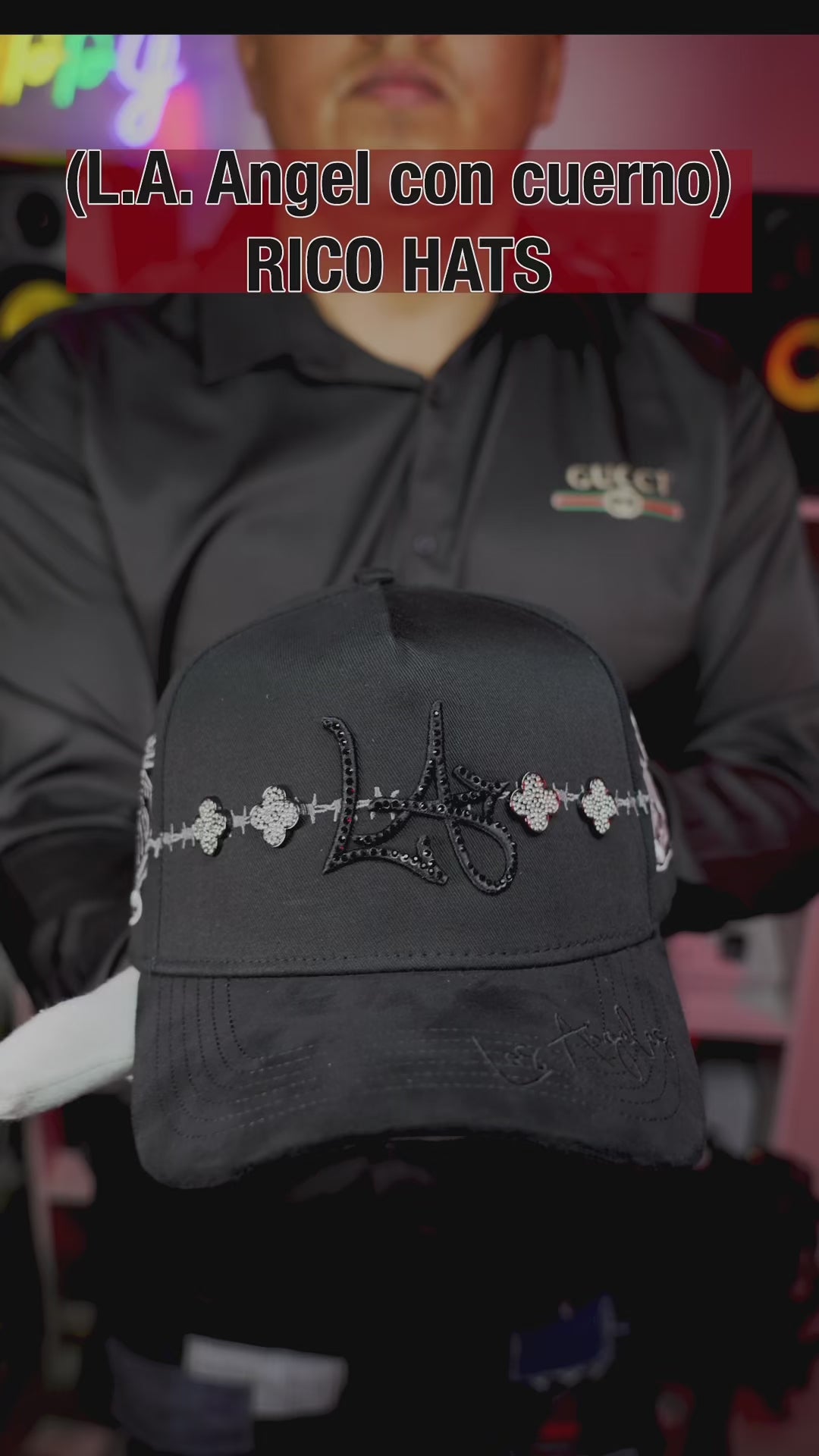 GORRA BELICA, (LA) Angel con Cuerno (RICO HATS)